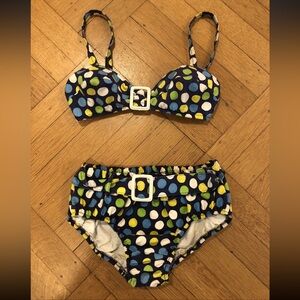 Vintage Mod 60s Cotton Bikini XS/XXS